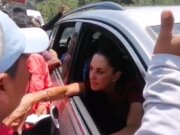 Equipo de Sheinbaum fue interceptado por grupo armado durante gira en San Luis Potosí