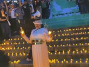 Protestan contra reforma de AMLO en el Ángel de la Independencia