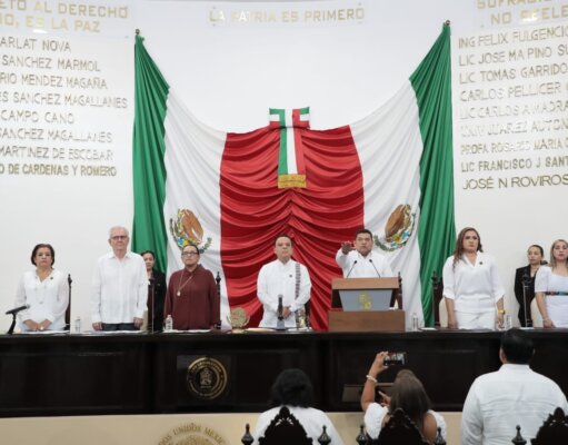 Rinde protesta como gobernador de Tabasco, Javier May Rodríguez