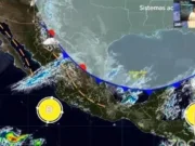 Ciclón tropical y frente frío intensificarán lluvias en el sureste de la república