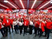 Alejandro Moreno toma protesta a Cristina Ruiz como nueva presidenta del PRI EdoMex