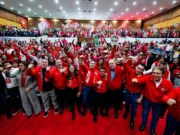 Rinden protesta Israel Betanzos y Tania Larios al frente del PRI CdMx ante Alejandro Moreno