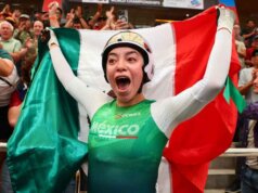 Yareli Acevedo, campeona mundial de ciclismo en prueba por puntos