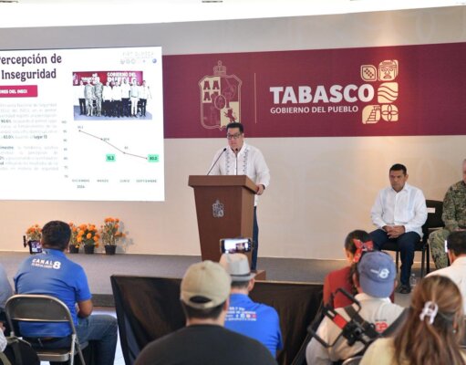 Aumentaron detenciones 341% de enero a octubre de 2025 en Tabasco