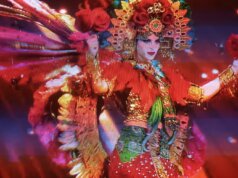 La tabasqueña Fátima Bosch en la pasarela del Miss Universo