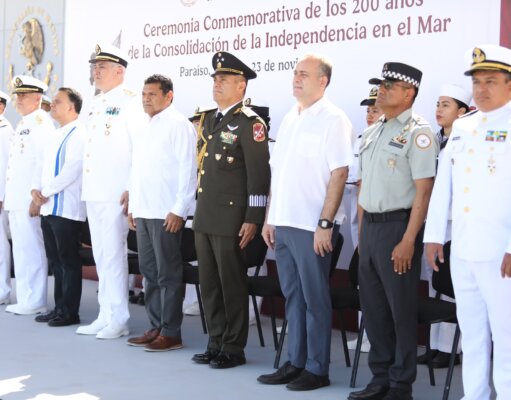 Conmemoran 200 Años de la Consolidación de la Independencia en el Mar