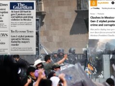 Medios internacionales destacan violencia en marcha de la Generación Z