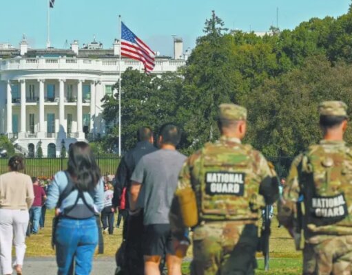 Atacan a dos elementos de la Guardia Nacional cerca de la Casa Blanca