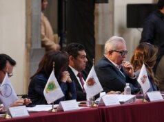 Participa Javier May en reuniones de Seguridad y de Protección Civil, encabezadas Claudia Sheinbaum
