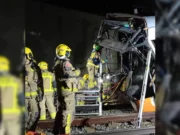 Otra tragedia en España: caida de un muro sobre un tren en Barcelona deja un muerto y 4 heridos