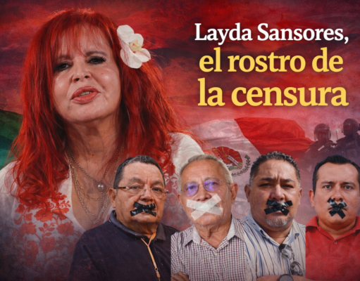 Layda Sansores, el rostro de la censura