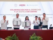 Firma Yolanda Osuna convenios con asociaciones de abogados en favor de mujeres vulnerables