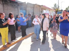 Yolanda Osuna consolida la transformación urbana en la colonia Casa Blanca