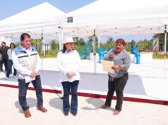 Inaugura Yolanda Osuna obras hidráulicas y de vialidades en la Vicente Guerrero y Francisco Villa