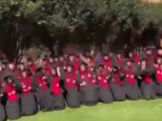 Se desploma grada en la Universidad Iberoamericana durante foto de graduación