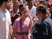 Le lastiman un ojo a Sheinbaum en Nayarit