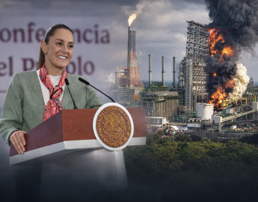 Sheinbaum minimiza daños en refinería de Dos Bocas tras incendio