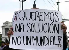 Arde la CDMX a unas horas del Mundial