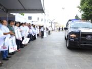 Entrega Javier May 1,163 unidades de equipamiento para el fortalecimiento de de seguridad de los municipios