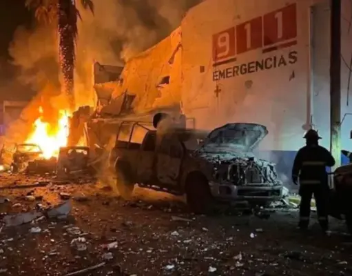 Delincuencia lanza explosivos en comandancia de policía de Zacatecas