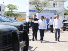 Refuerzan seguridad en Tabasco; entrega gobernador Javier May 45 patrullas a la nueva Guardia Estatal