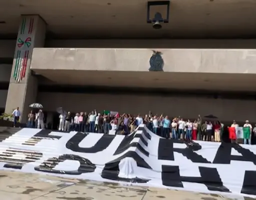 Caso Rocha Moya desata protestas en Sinaloa